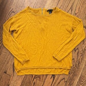 H&M Cozy Mustard Yellow Knit Pullover
